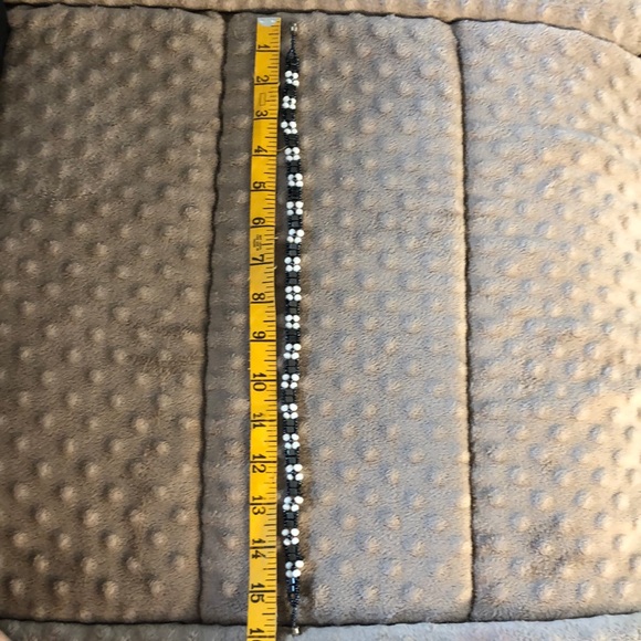 VTG Handmade Mother Of Pearl / Brazilian Hematite / Silver Screw Clasp Necklace. - Picture 13 of 13